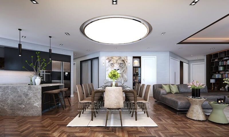 Bộ bàn ăn gỗ cao cấp với kiểu dáng đường nét thanh mảnh, trẻ trung được nhều gia chủ yêu thích và hướng đến