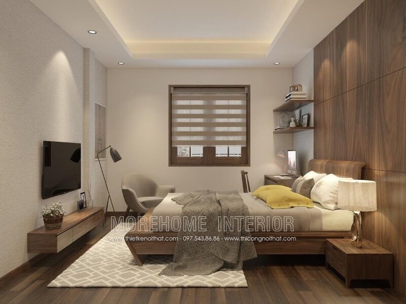 Mẫu kệ tivi gỗ óc chó treo tường hiện đại đơn giản - là sản phẩm nội thất đồ gỗ óc chó phổ biến tại nhiều phòng ngủ căn hộ, nhà phố, biệt thự. Tuy nhiên, việc lựa chọn và đặt sản xuất tại đơn vị nào uy tín mới là điều quan trọng mà bạn nên quan tâm. Morehome - đơn vị chuyên thiết kế thi công và sản xuất đồ nội thất từ gỗ óc chó đẹp tại hà nội, hải phòng, đà nẵng, hcm....