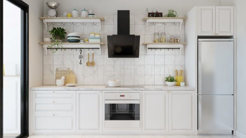 Đá ốp bếp cao cấp được gia chủ lựa chọn cho phòng bếp nhằm tăng tính thẩm mỹ cũng như thuận tiện hơn trong quá trình sử dụng