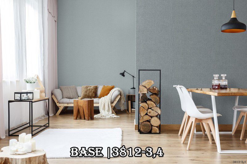Kết hợp của 2 mẫu giấy dán tường 3812-3 và 3812-4 đã tạo nên một không gian kiến trúc hiện đại, tinh tế.